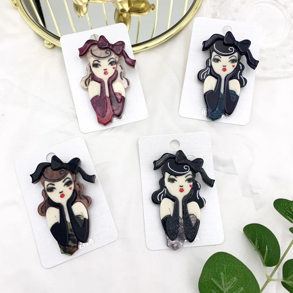 Donna -Spilla Moda in Resina - SPM-1027