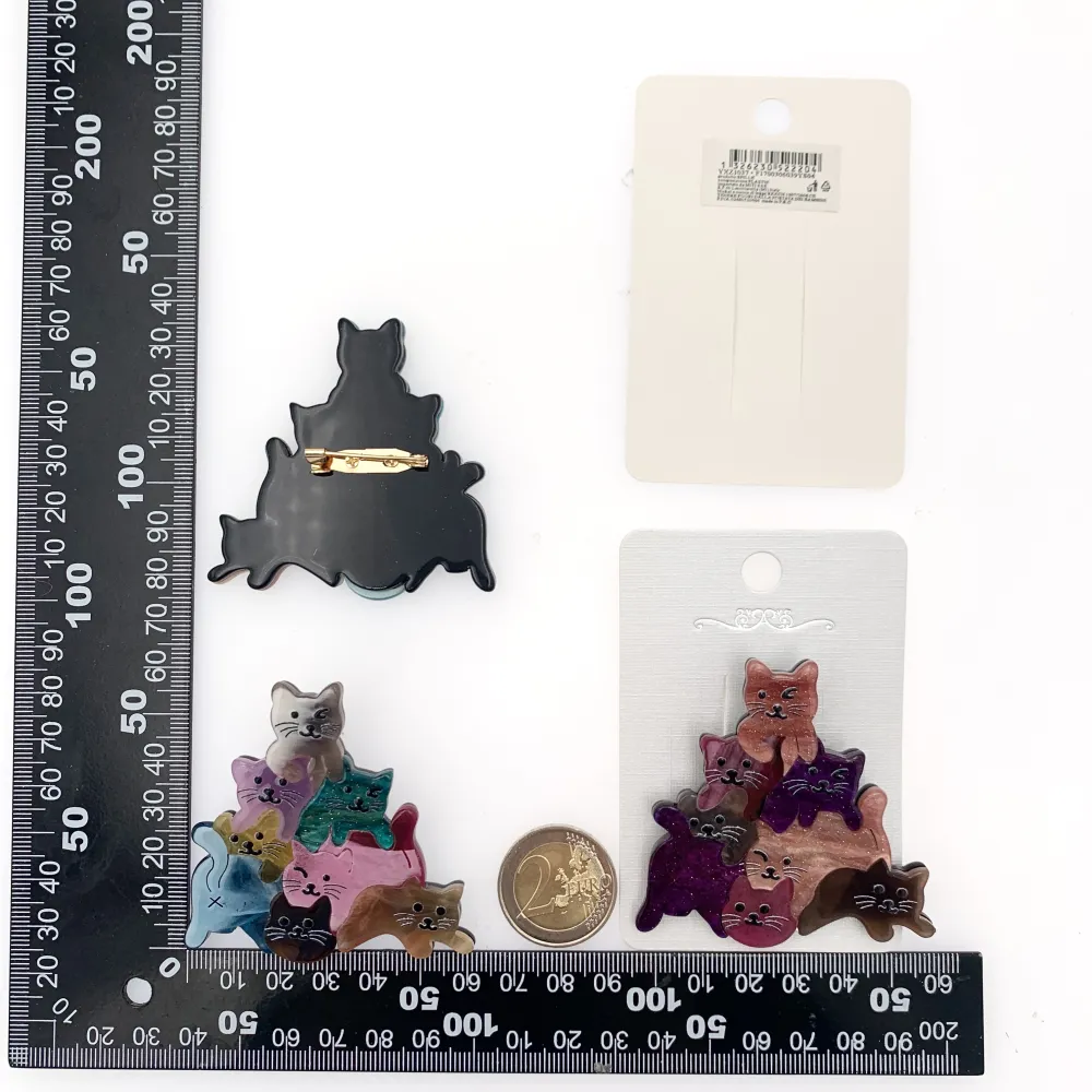 Gatti-Spilla Moda in Resina - SPM-1037