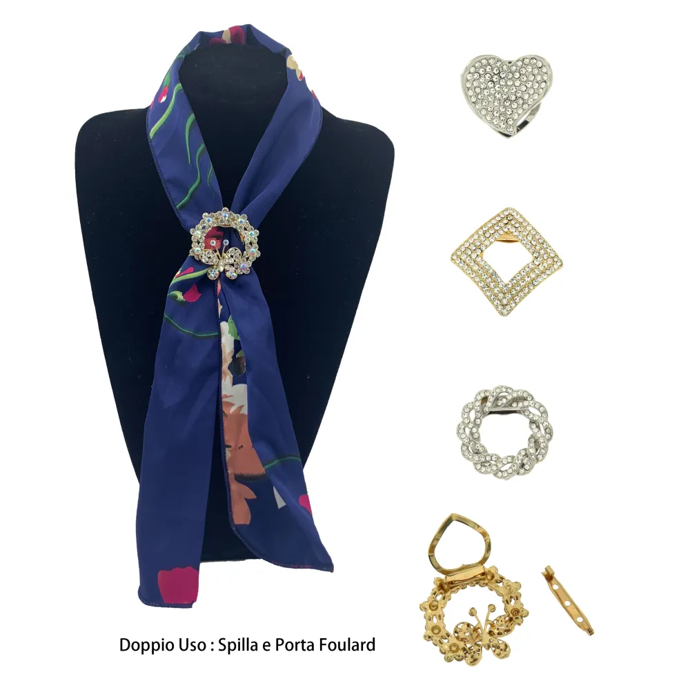 SP-Cuore 5635 - Spilla Doppio Uso - SPM-4836