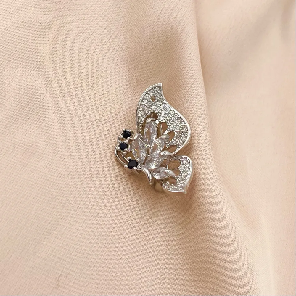 Farfalla-Spilla Piccola con Zirconia - SPM-506-208