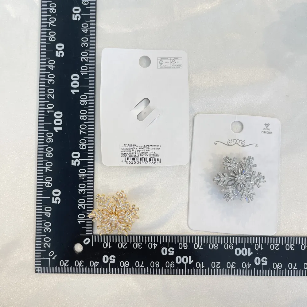 Fiocco di Neve-Spilla con Zirconia - SPM-506-268