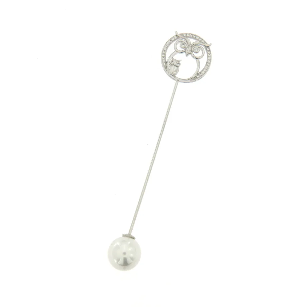 SP-Gufo 5553- Spilla ad Ago 9 cm - SPM-XP-1103