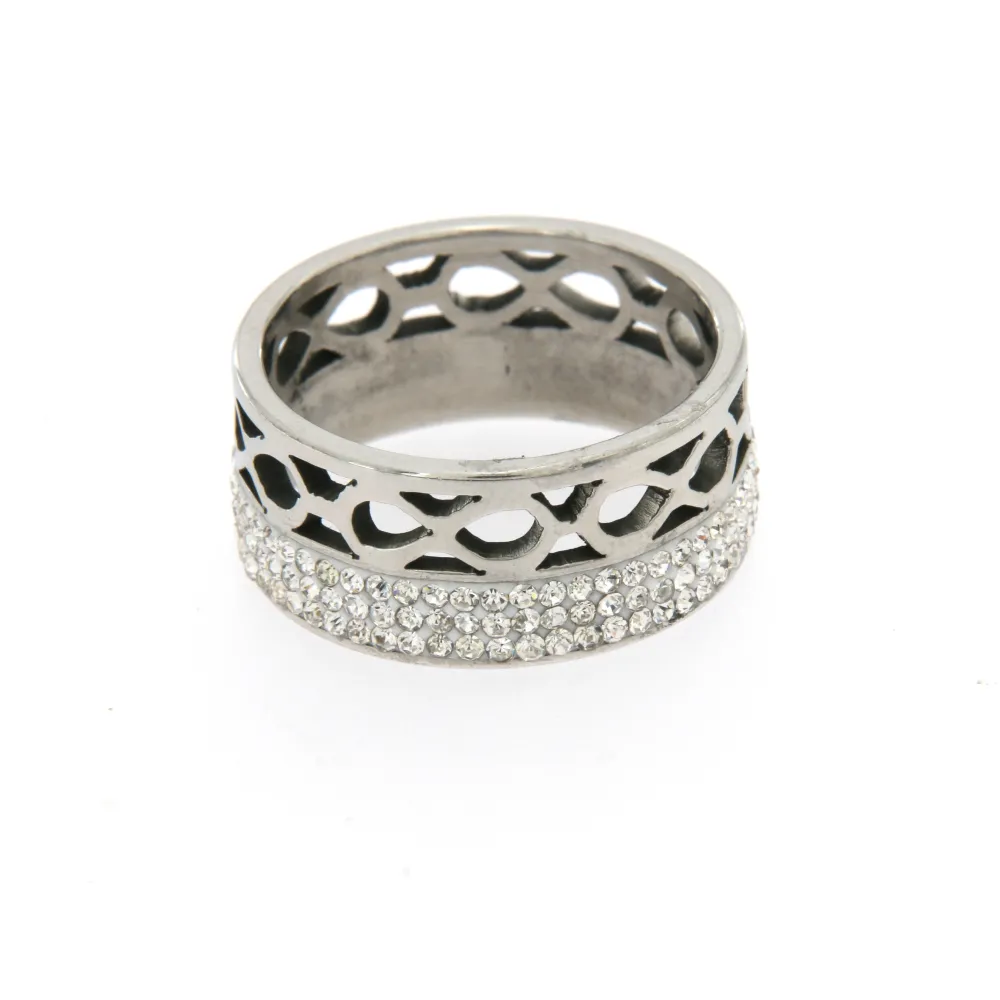 Infinito-12pz Anelli in Acciaio con Misura - AAM105-96