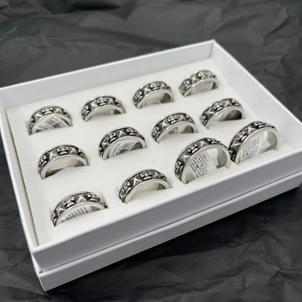 Fede con Teschio-Anello in Acciaio con Misure - AAM-518-06