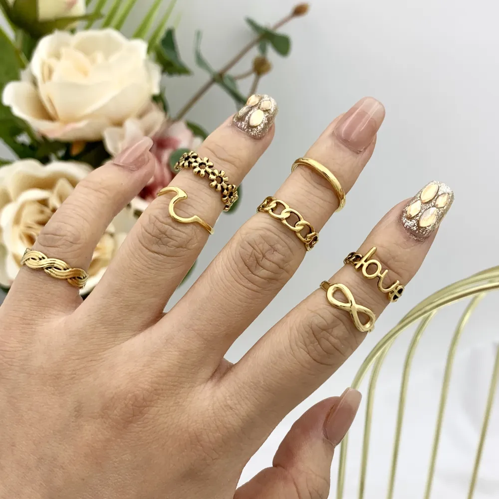 Mix Soggetti  Farange-60pz Anelli Regolabilo da Farange/Mignolo - AAR-103-1446-1465R