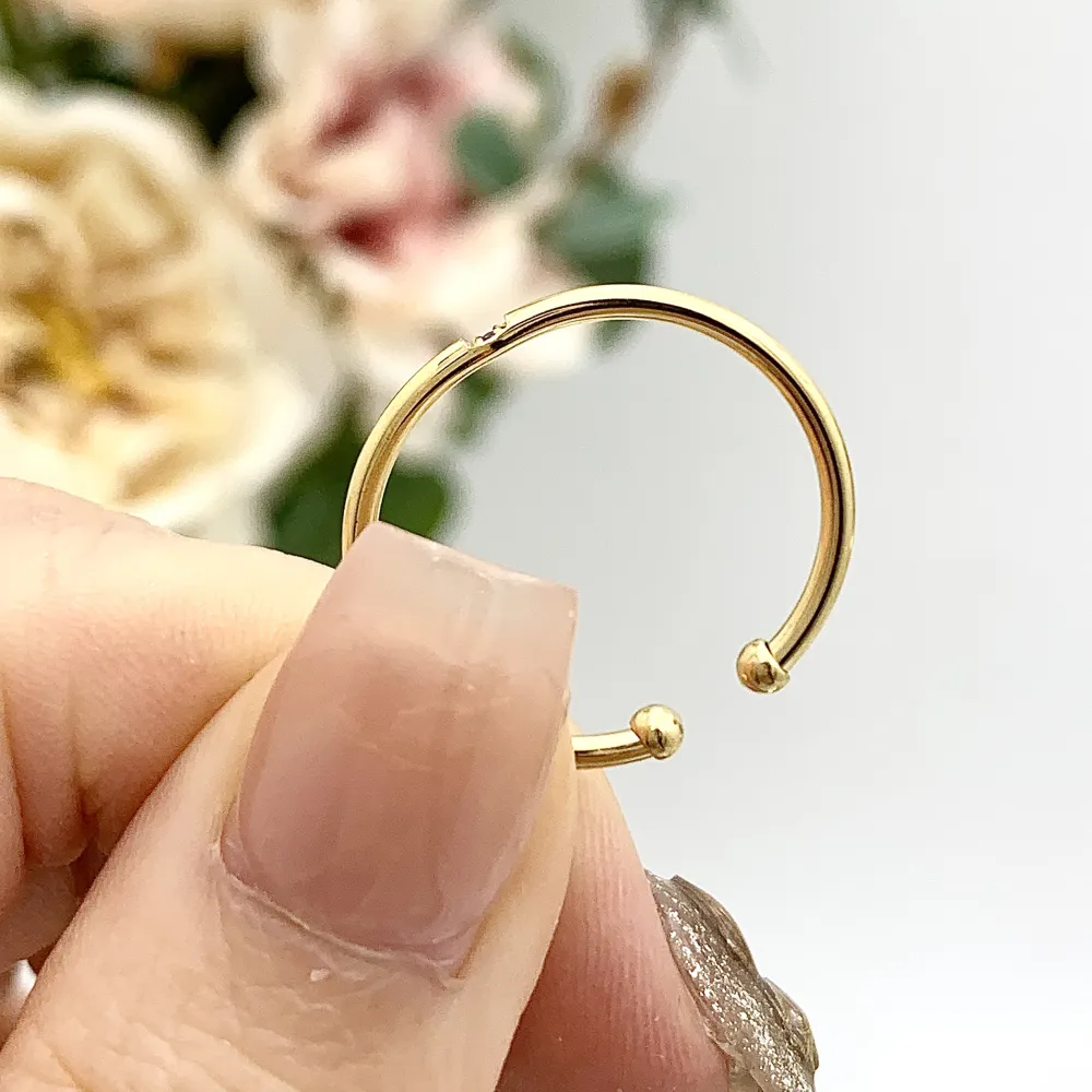 Punto Luce Zirconia-60Pz Anelli Regolabili in Acciaio - AAR-103-AA2488R