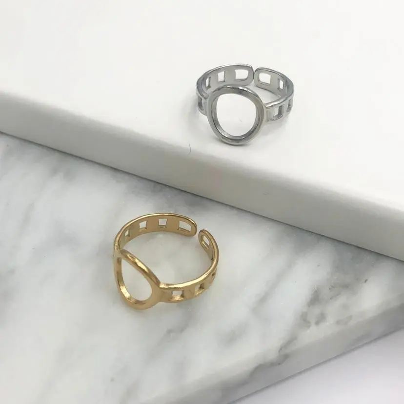 Modelli Assortiti-36pz Anelli regolabili in Acciaio - AAR413-720