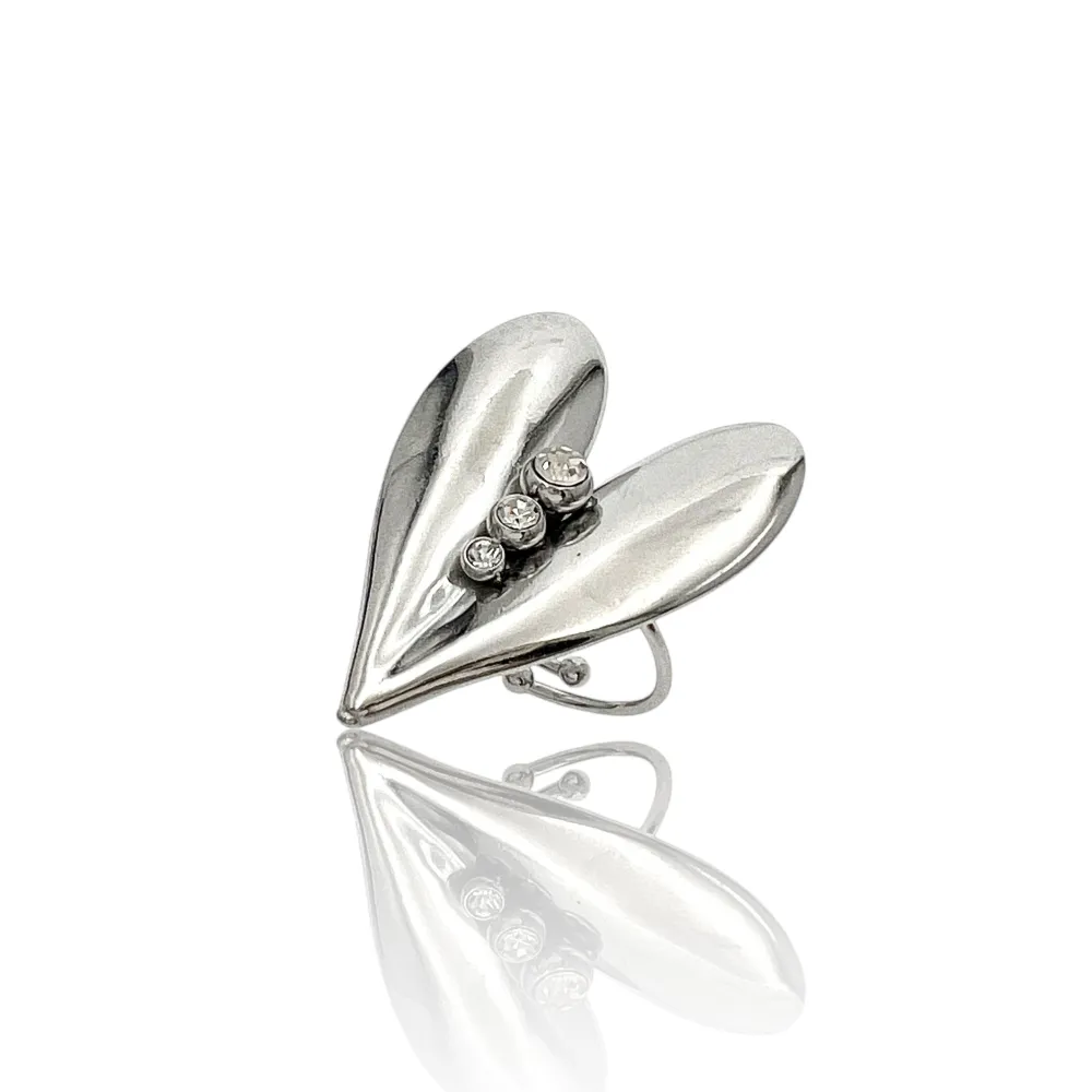 Cuore -Anello Regolabile in Acciaio - AAR-759-11