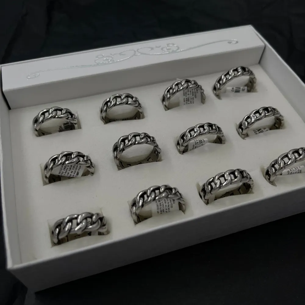 Catena-Anello in Acciaio con Misure - AAU-105-137