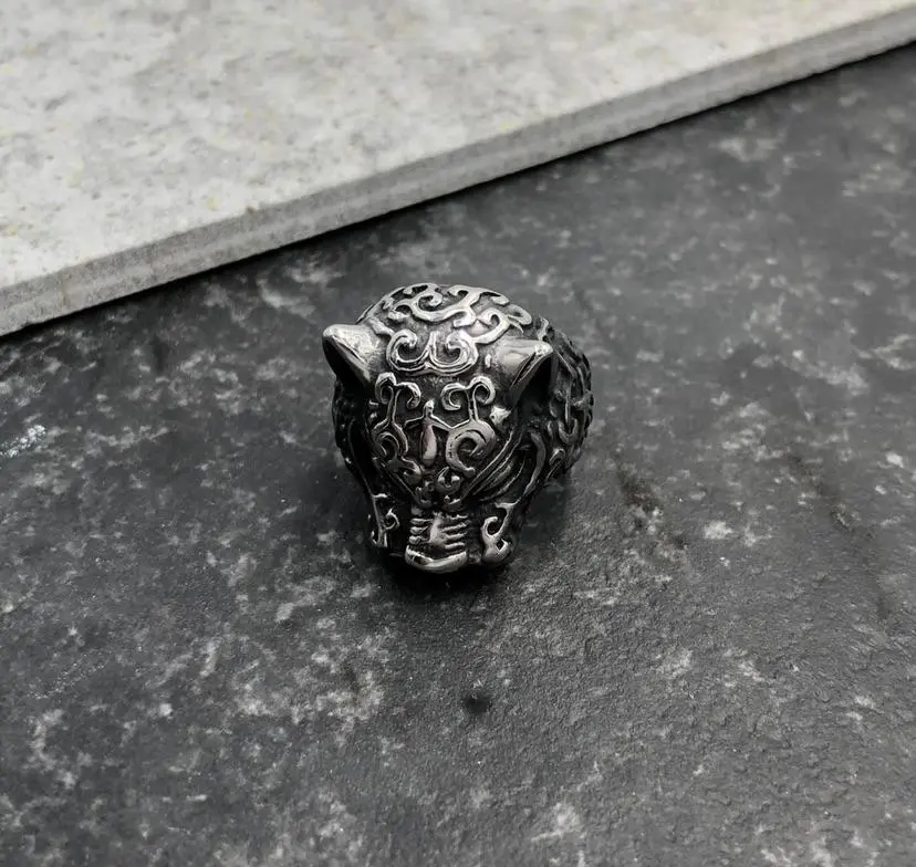 Leopardo-12pz Anelli in Acciaio - AAU423-28