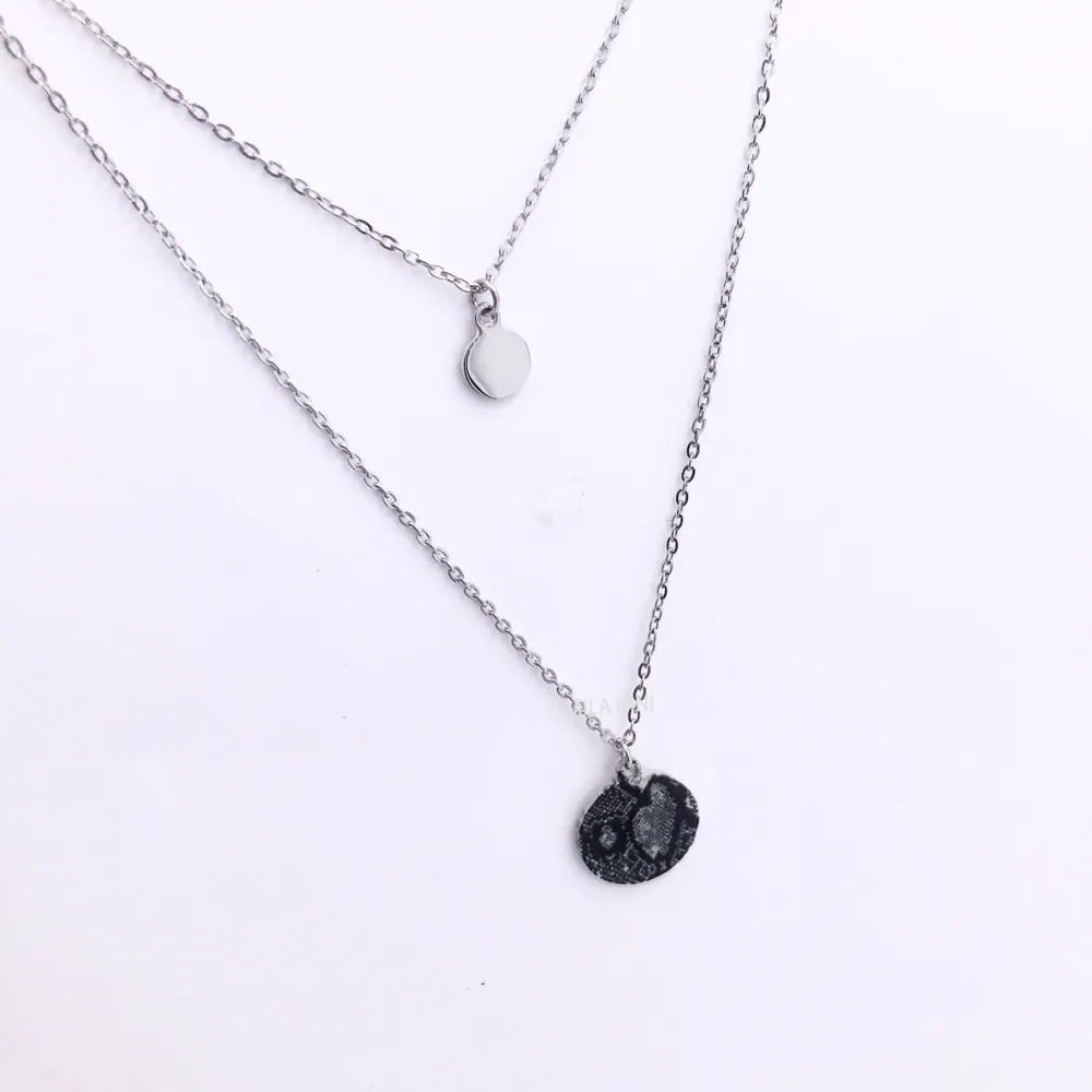 Maculato, leopardato, animalier - Animalier 2 tondi Multifilio 4485 - Collana