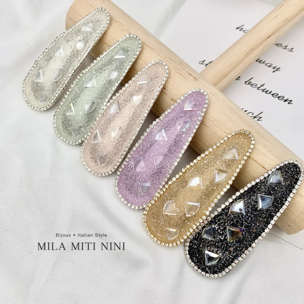 Strass-12Pz Clic Clac per Capelli - AXC-143-10