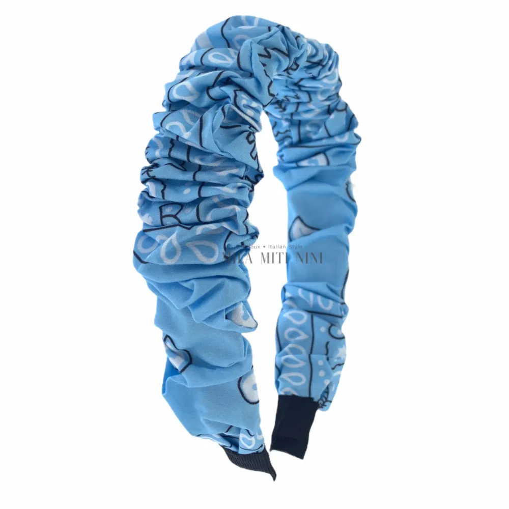 AXC143-66-Pieghe Bandana -12pz Cerchietti per Capelli - AXC143-66-Pieghe Bandana -12pz Cerchietti per Capelli