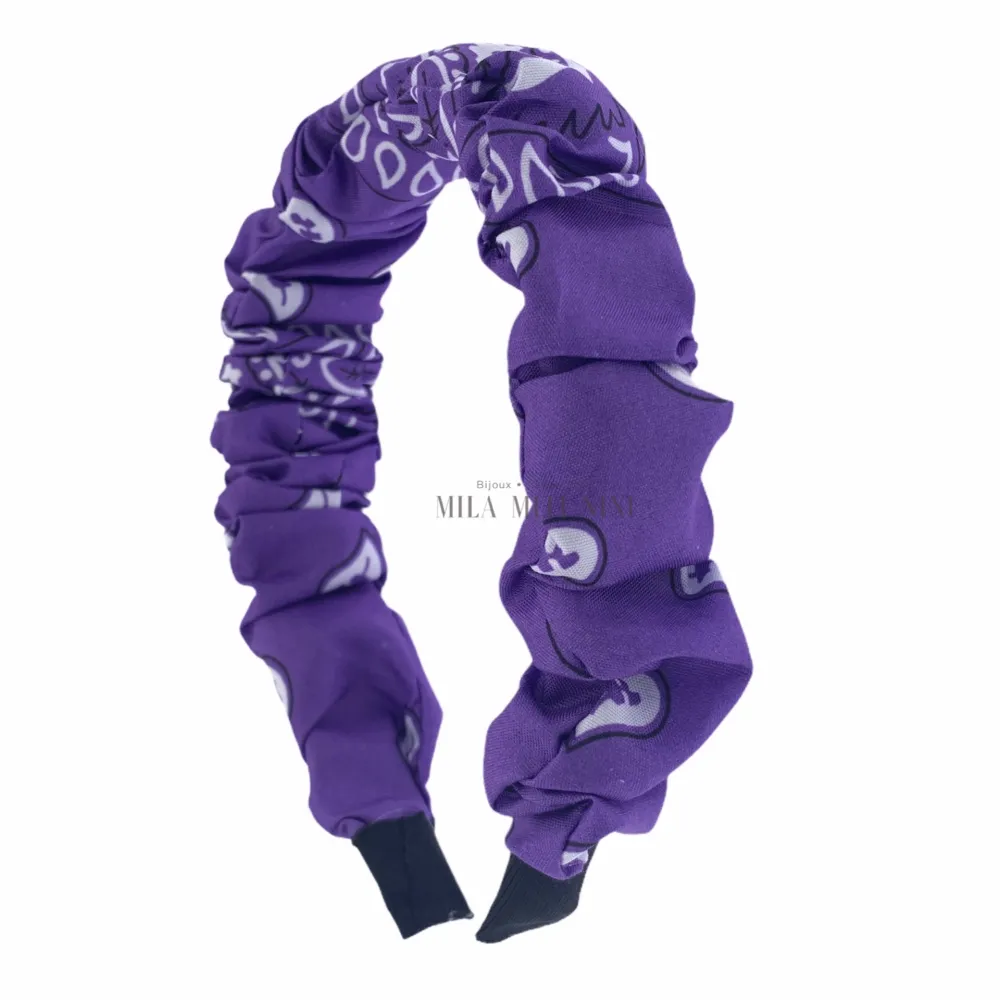 AXC143-66-Pieghe Bandana -12pz Cerchietti per Capelli - AXC143-66-Pieghe Bandana -12pz Cerchietti per Capelli