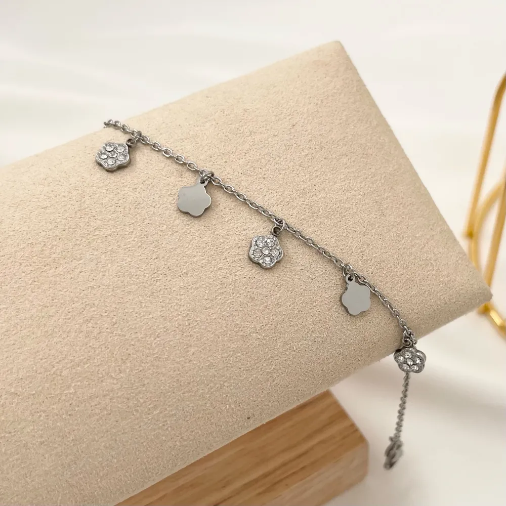 Fiore-Bracciale in Acciaio - BAC-103-AA2344B