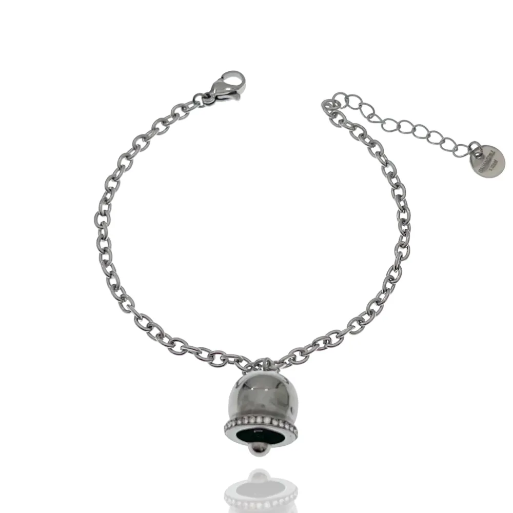 Campanello-Bracciale in Acciaio - BAC-103-AA2357B