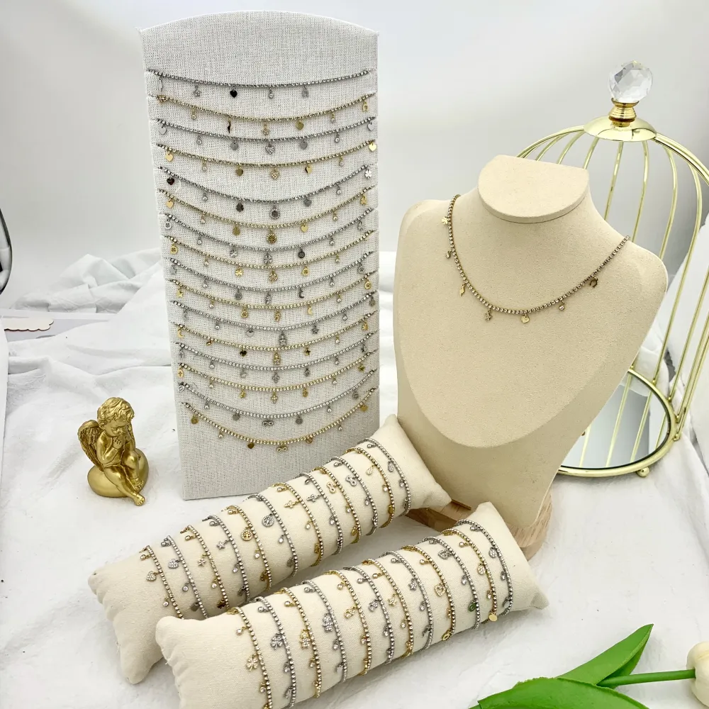 Tennis con Cuore Vuoto-Bracciale in Acciaio - BAC-103-AA2523B Cuore Vuoto