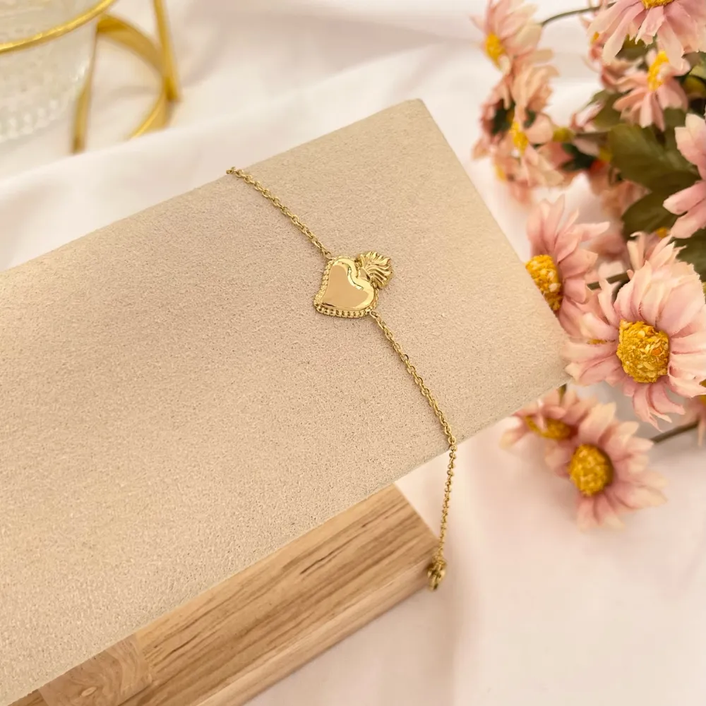 Sacro Cuore-Bracciale in Acciaio Emana - BAC-103-AA2690B