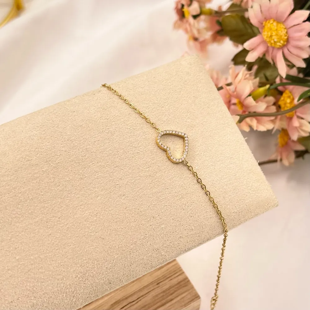 Cuore Vuoto-Bracciale in Acciaio EMANA - BAC-103-AA2819B