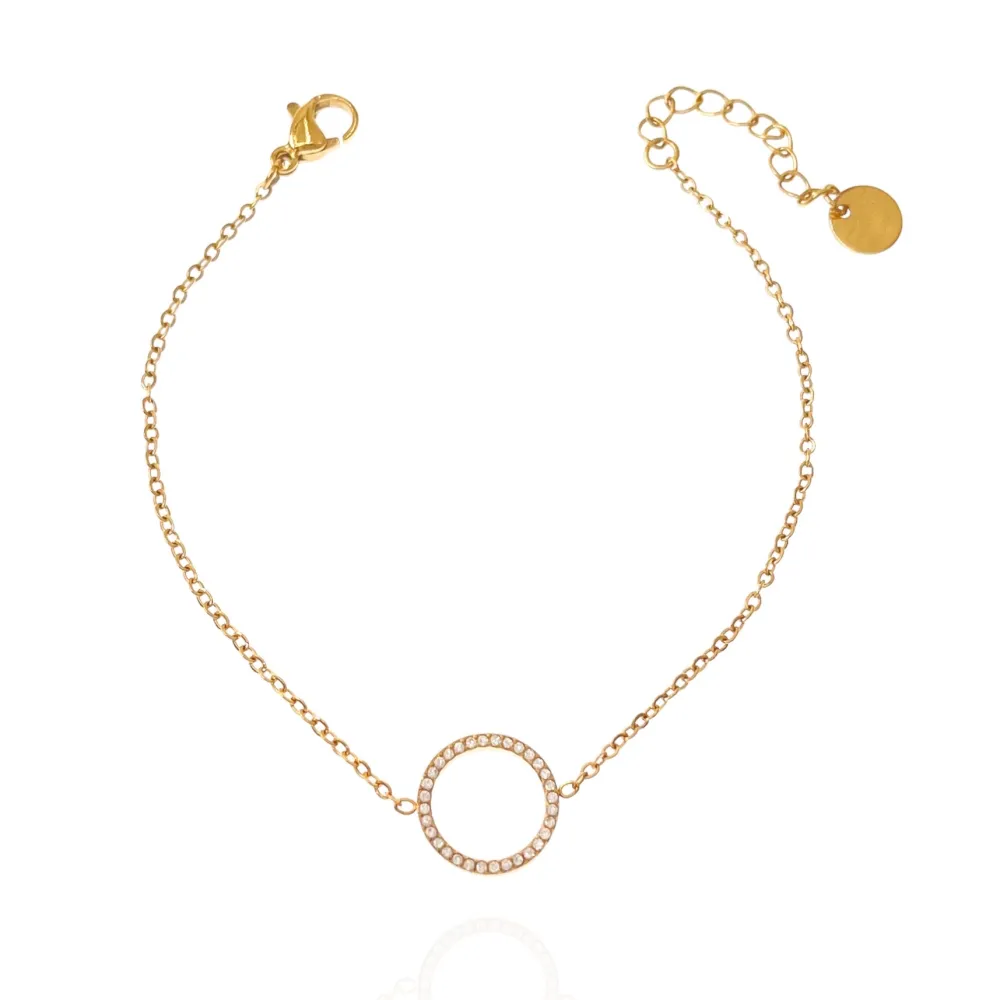 Cerchio -Bracciale in Acciaio con Chiusura - BAC-103-AA2831B