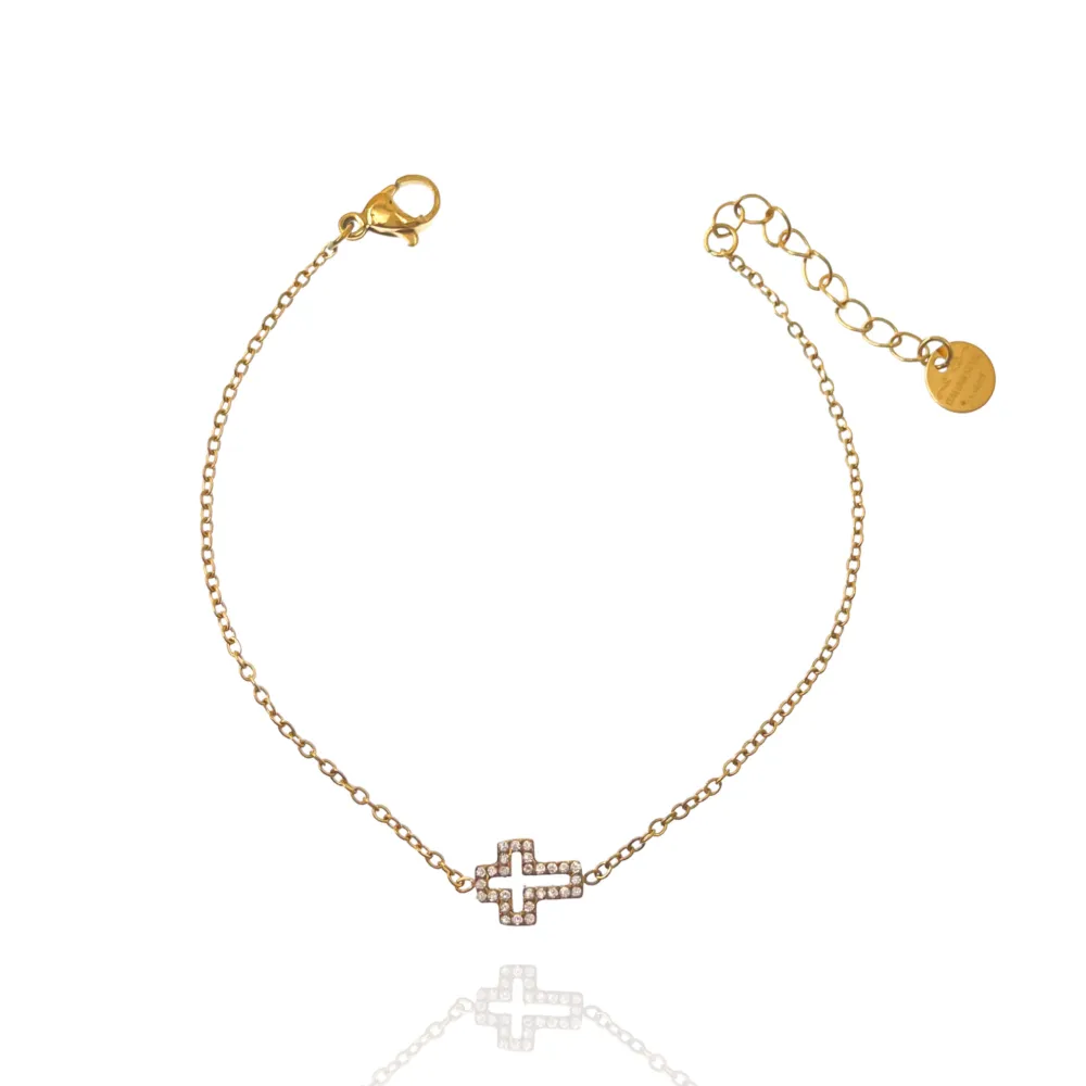 Croce-Bracciale in Acciaio EMANA - BAC-103-AA2833B