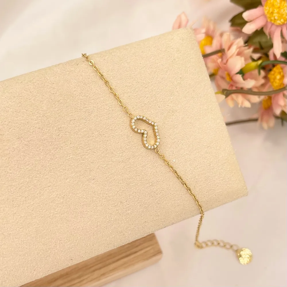 Cuore Vuoto-Bracciale in Acciaio EMANA - BAC-103-AA2837B