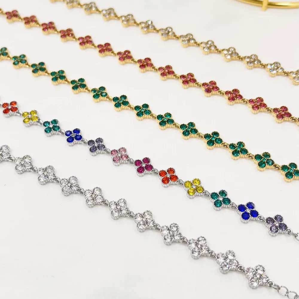 Quadrifoglio-Bracciale in Acciaio - BAC-103-AA3389B