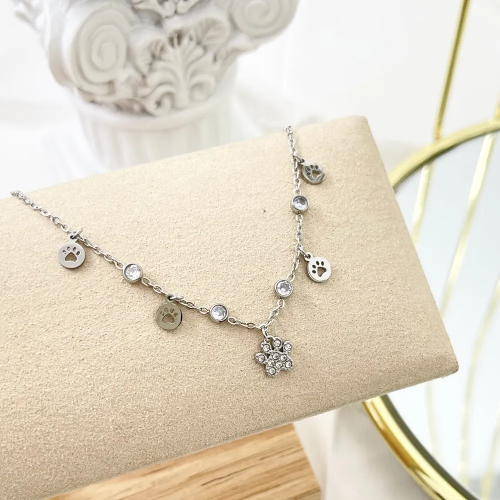 Zampa -Bracciale in Acciaio con Chiusura - BAC-103-AA3471B