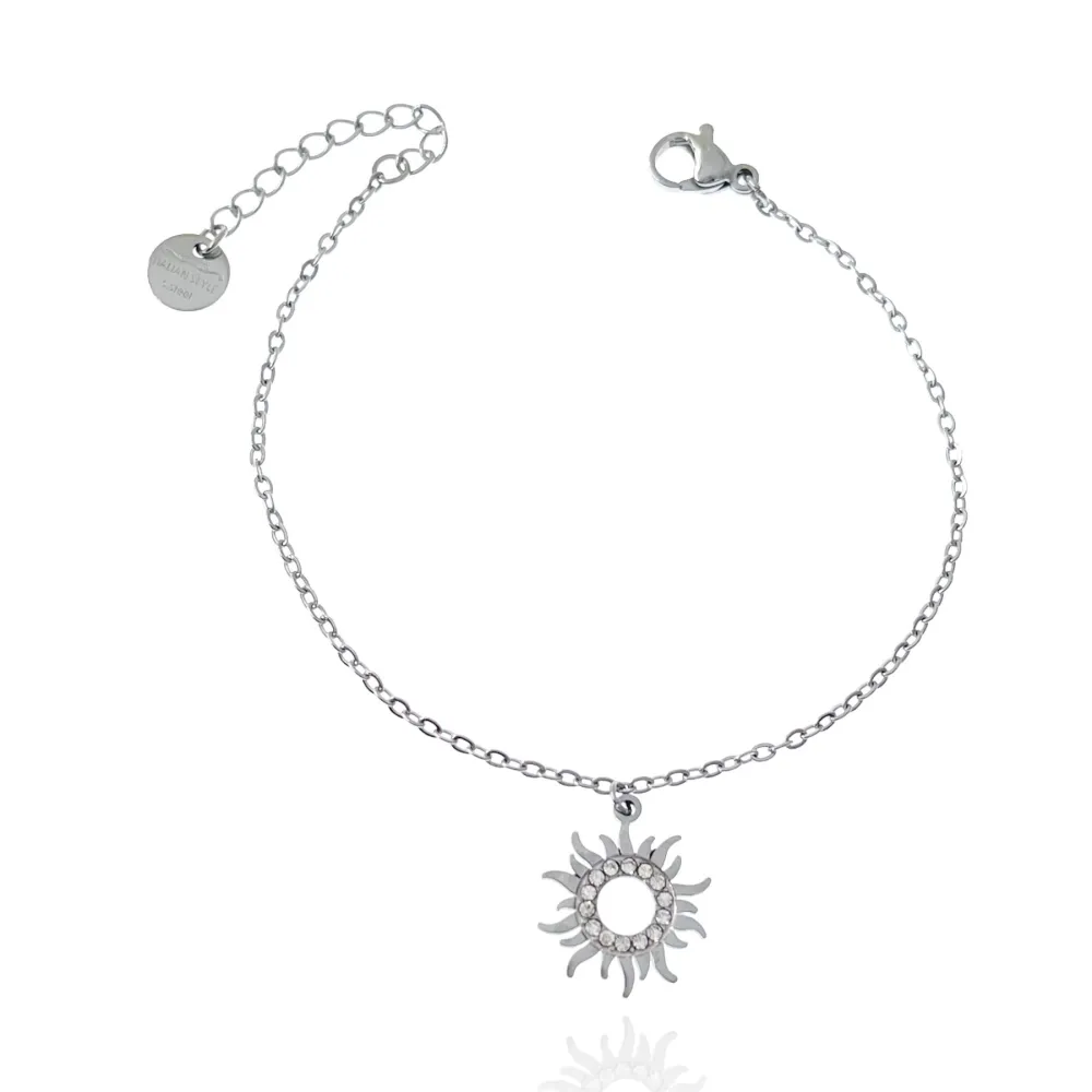 Sole-Bracciale in Acciaio con Chiusura - BAC-103-AA3483B