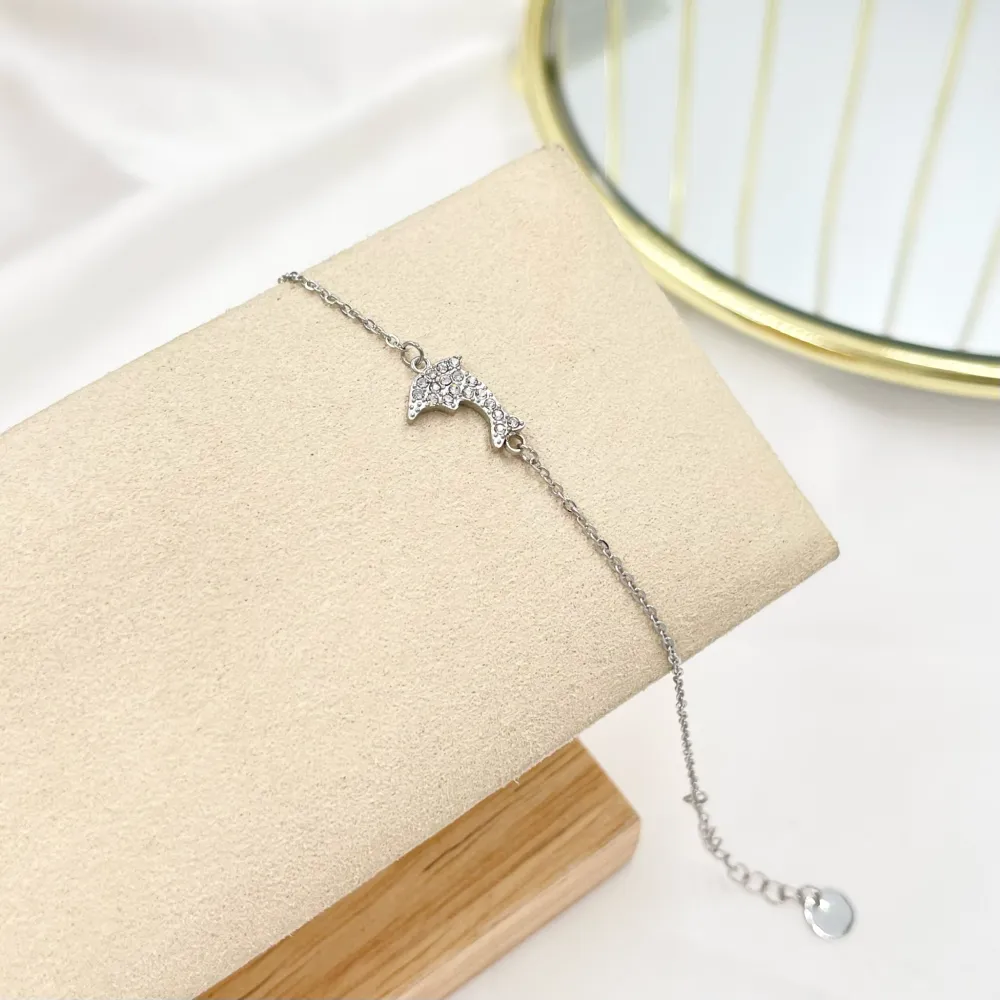 Delfino-Bracciale in Acciaio con Chiusura - BAC-103-AA3485B