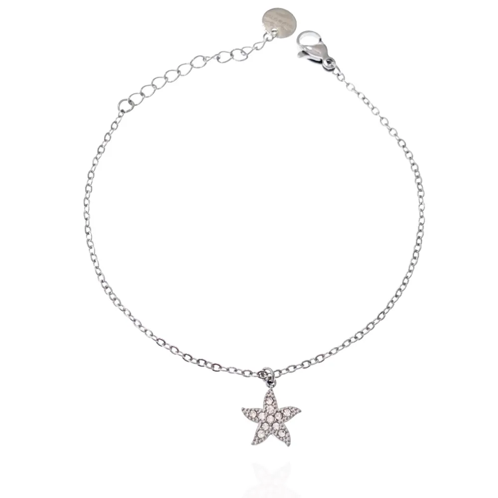 Stella Marina-Bracciale in Acciaio con Chiusura - BAC-103-AA3489B