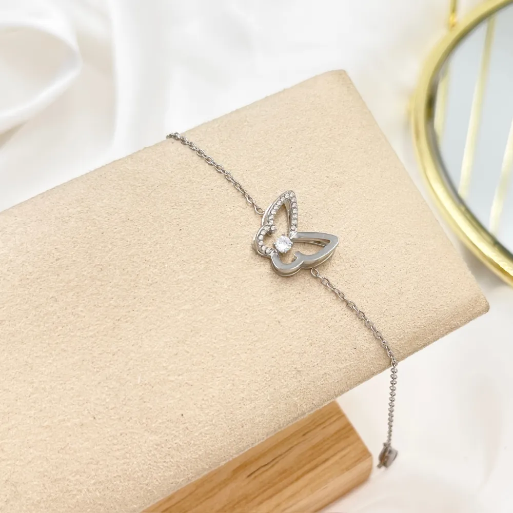 Farfalla-Bracciale in Acciaio - BAC-103-AA4104B