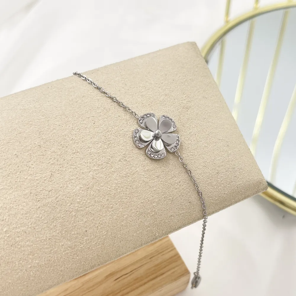 Fiore-Bracciale in Acciaio - BAC-103-AA4144B