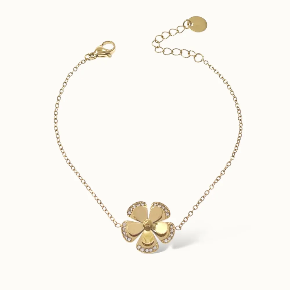 Fiore-Bracciale in Acciaio - BAC-103-AA4144B