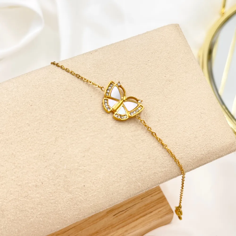 Farfalla-Bracciale in Acciaio - BAC-103-AA4178B