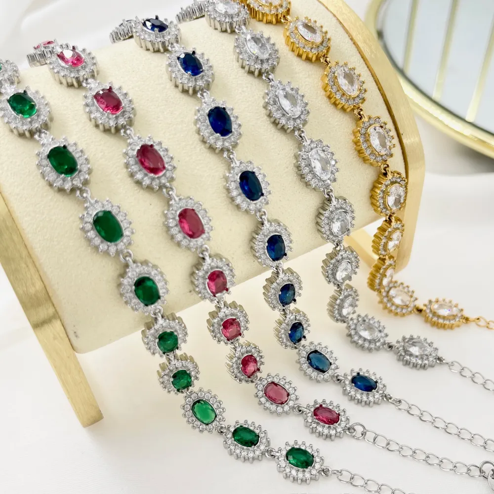 Punto Luce Ovale -Bracciale in Acciaio - BAC-103-AA5137B C