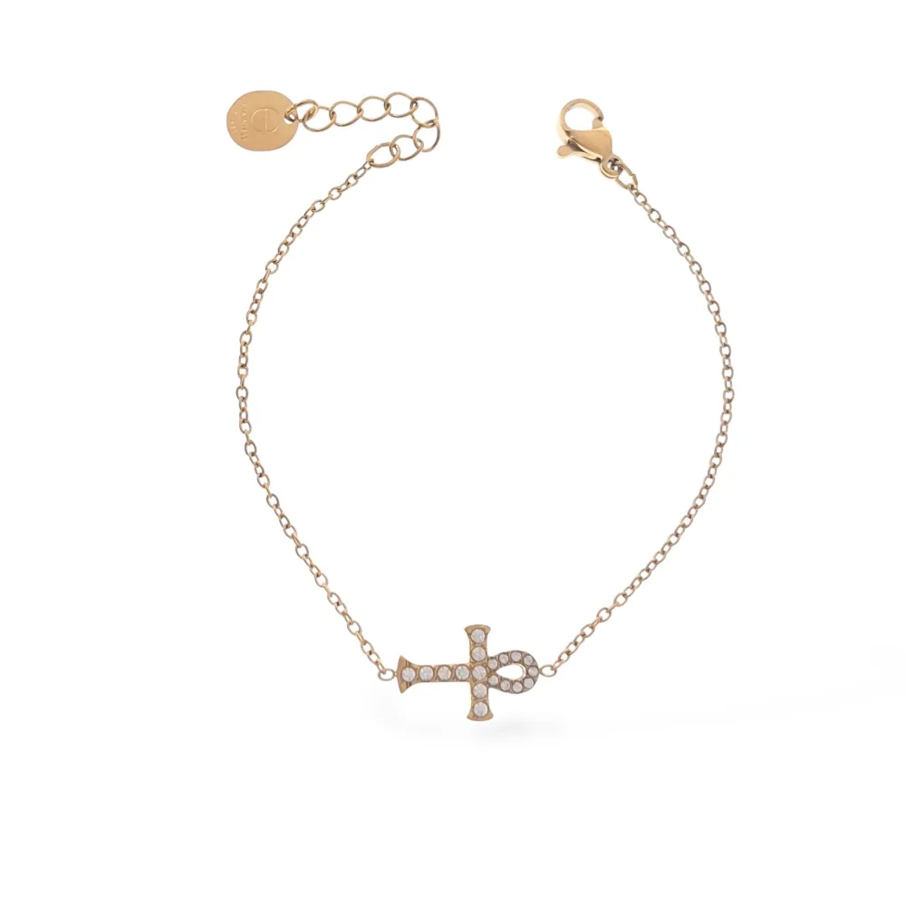 Croce-Bracciale in Acciaio - BAC-103-AA5638B