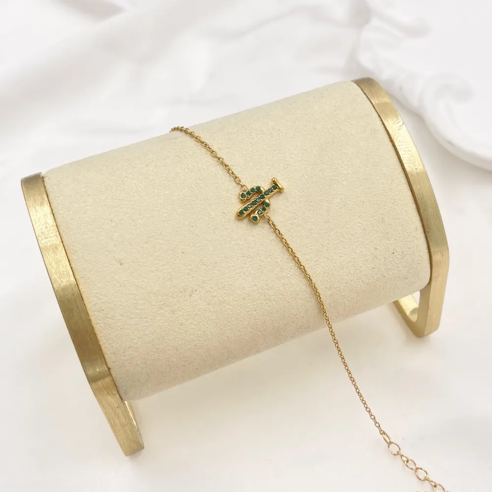 Cactus-Bracciale in Acciaio - BAC-103-AA5660B