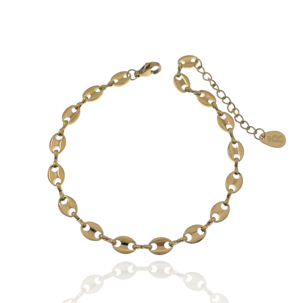 Catena a cafè-Bracciale in Acciaio - BAC-413-005