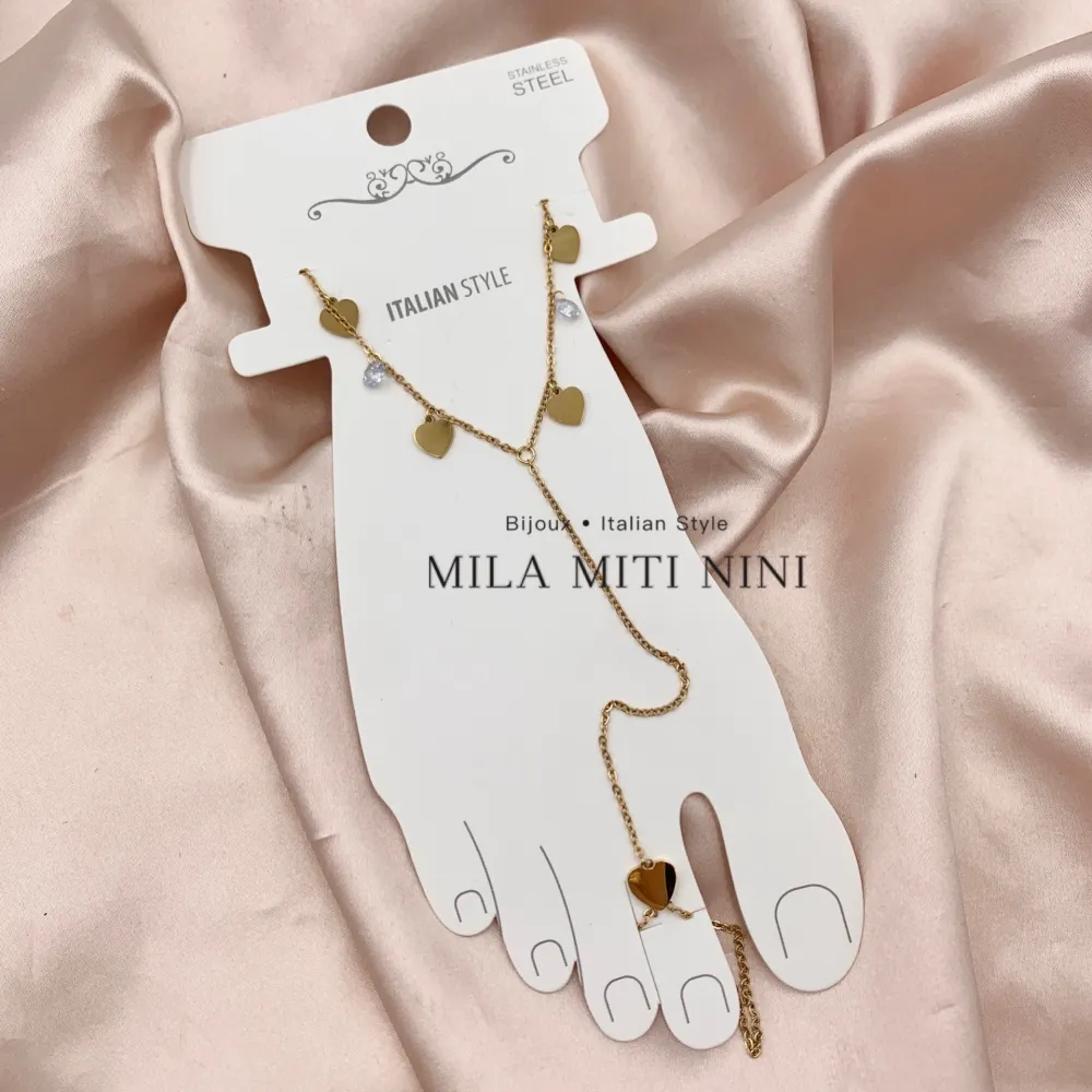 Cuore e Zirconia-Baciapiede - BAC-413-006