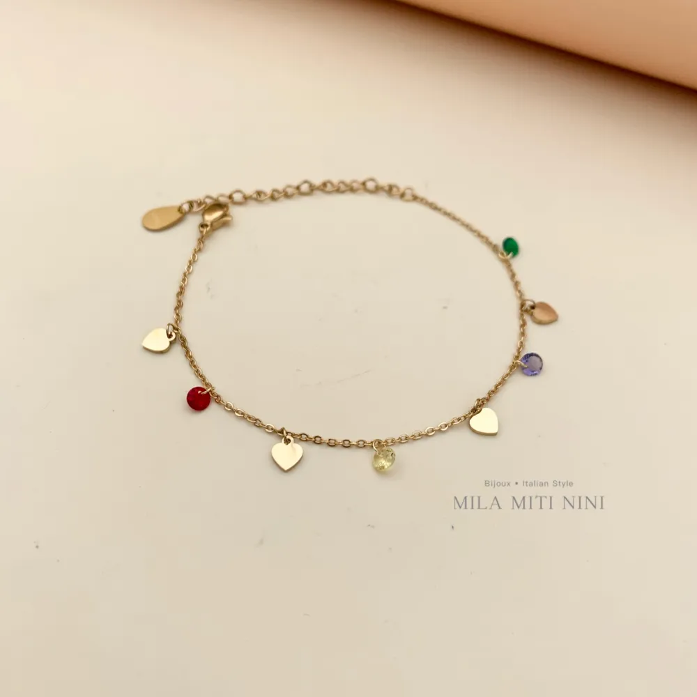 BAC-Cuorecini e e P.luci 5324-Bracciale in Acciaio - BAC413-1285