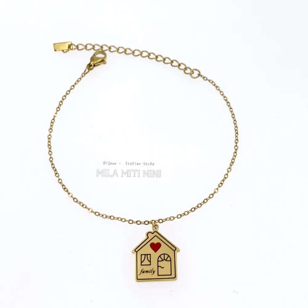 Casa-Bracciale in Acciaio con Chiusura - BAC413-1327