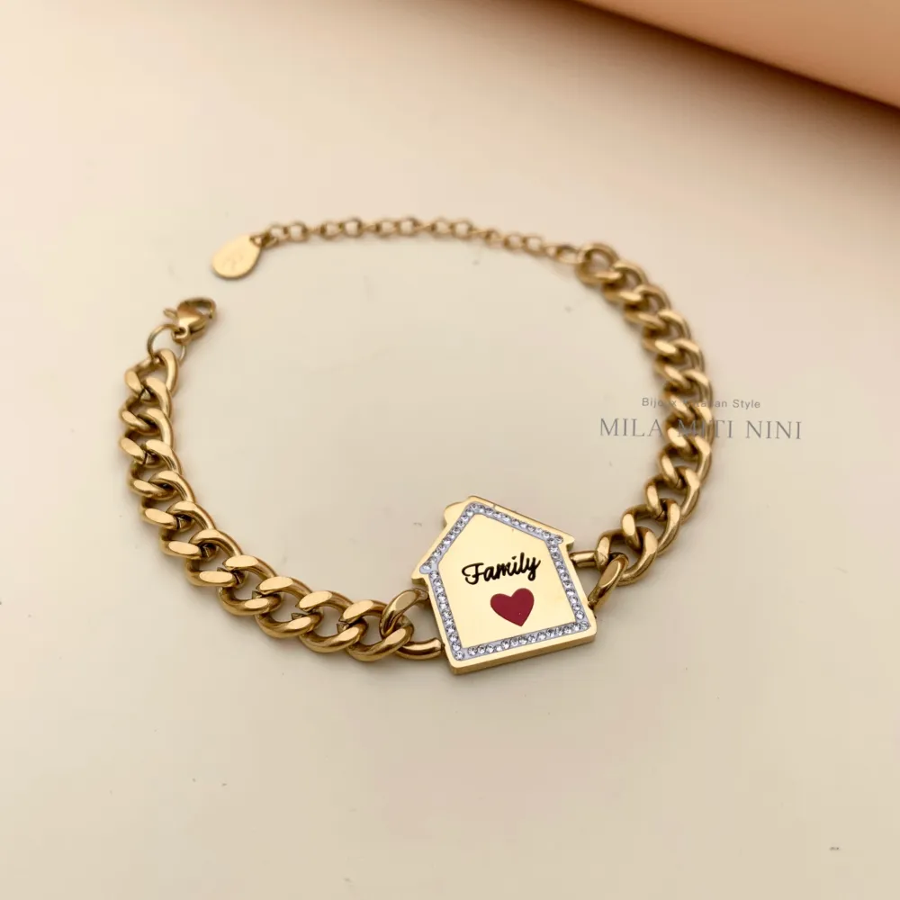 Casa Family-Bracciale in Acciaio con Chiusura - BAC413-1382