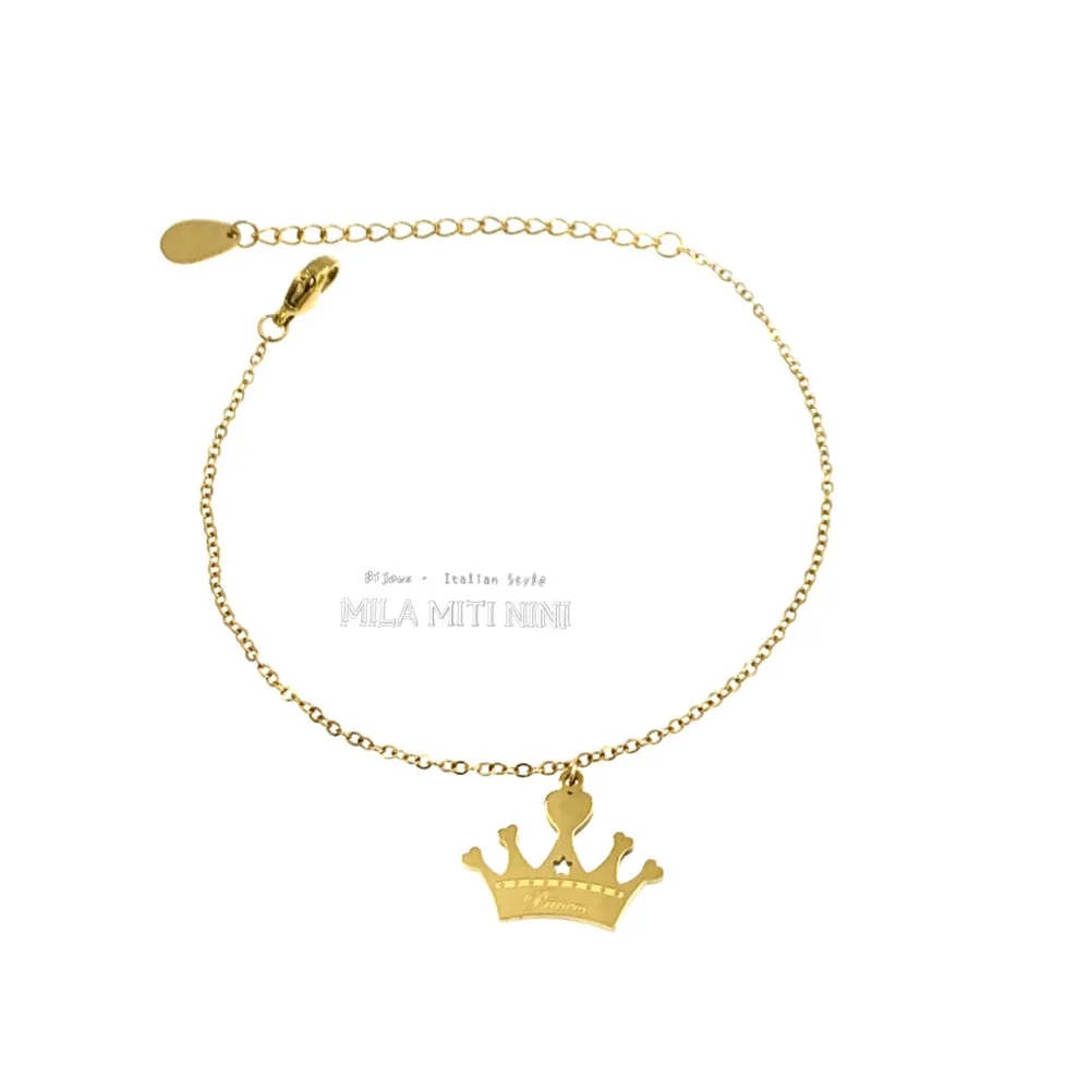 Corona-Bracciale in Acciaio con Chiusura - BAC413-1403