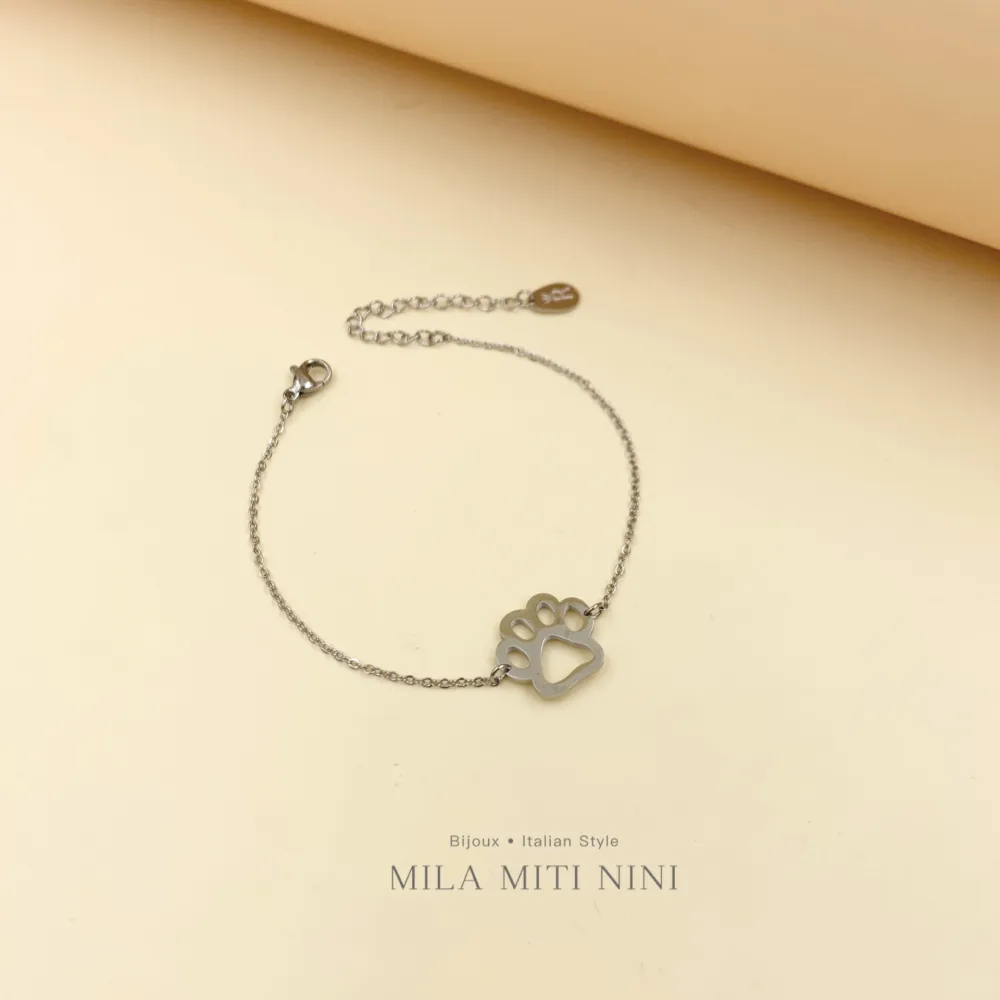 Zampa -Bracciale in Acciaio con Chiusura - BAC-413-1589