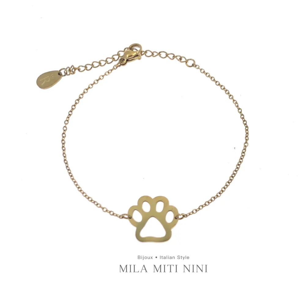 Zampa -Bracciale in Acciaio con Chiusura - BAC-413-1589