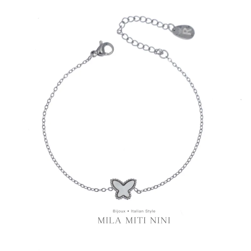 Farfalla -Bracciale in Acciaio con Chiusura - BAC-413-1762