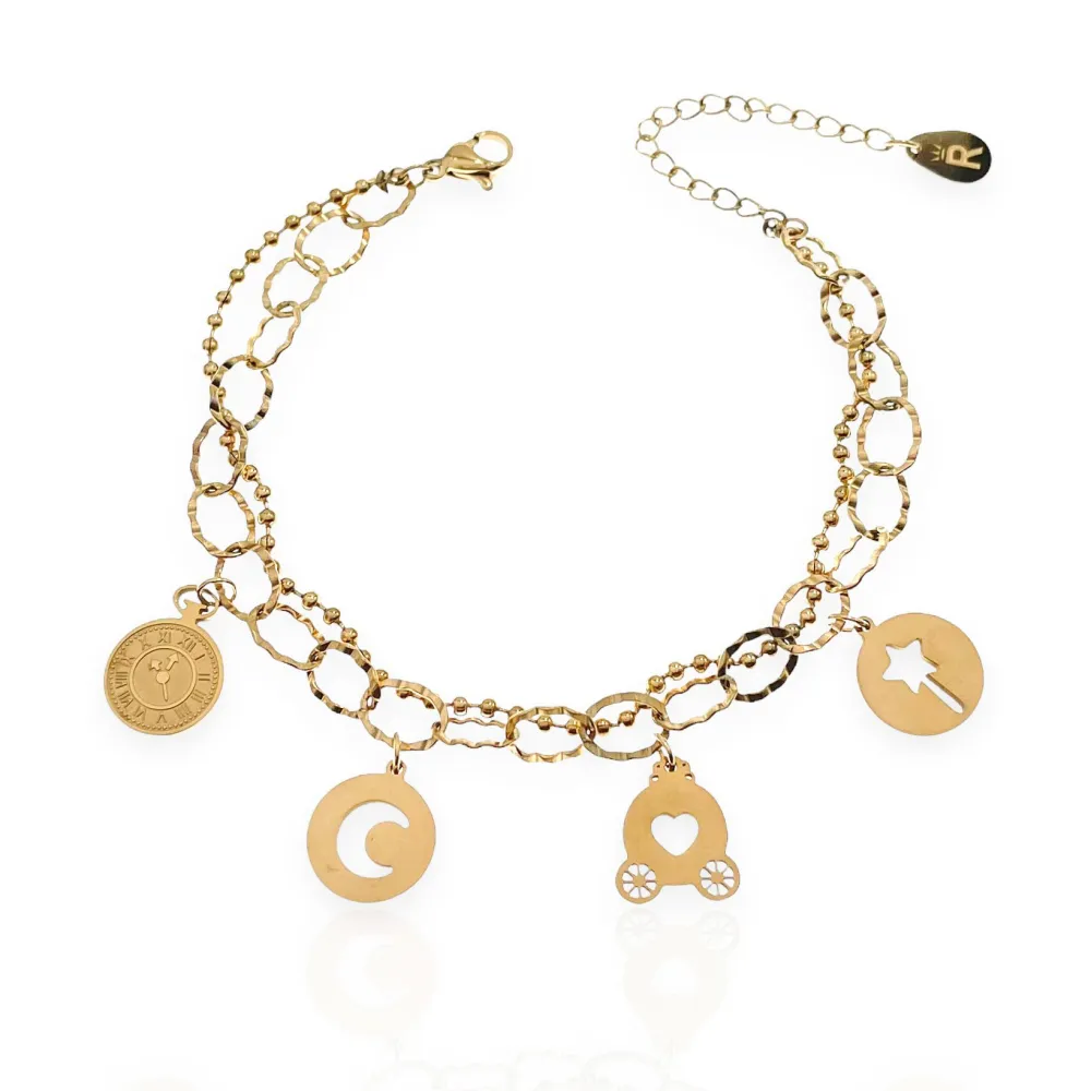 Favola-Bracciale in Acciaio con Chiusura - BAC-413-1782