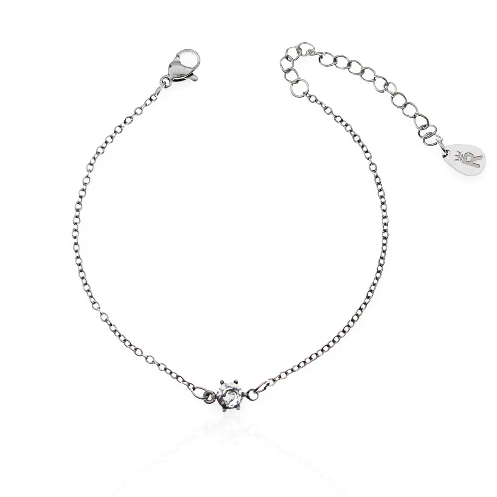 Punto Luce 5mm a 6Griffe-Bracciale in Acciaio con Chiusura - BAC-413-1804