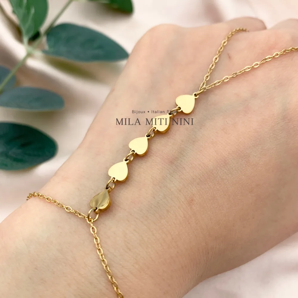 Cuore -Baciamano in Acciaio - BAC-413-1861 Modello E